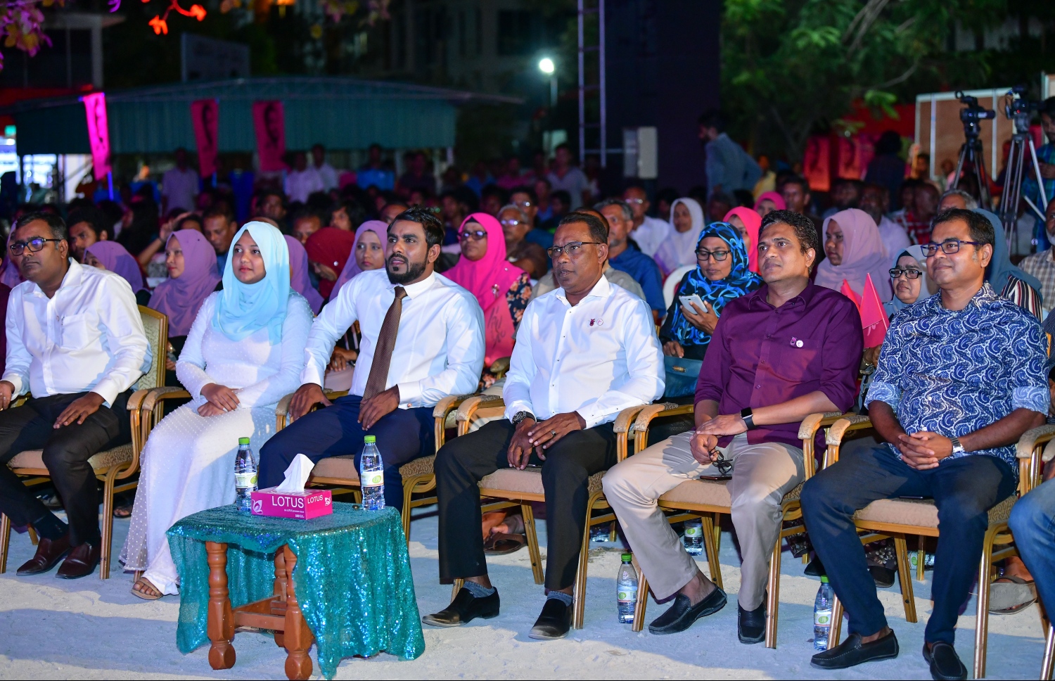 ޕީޕީއެމްގެ ކެމްޕެއިން ޖަލްސާއެއް: ކެމްޕޭންގެ ފަހު ދެ ދުވަސް މި ވަނީ ފެށިފައި --- ފޮޓޯ: ނިޝާން އަލީ/ މިހާރު