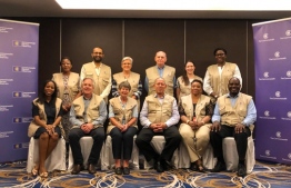 The team of Commonwealth observers sent to monitor the 2019 parliamentary election. PHOTO: COMMONWEALTH