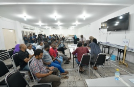 ELECTIONS COMMISSION / MAJLIS ELECTION 2019 / VOTE COUNTING PHOTO: HUSSAIN WAHEED