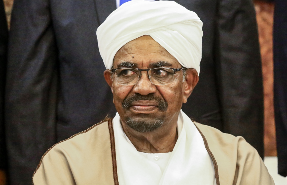 ސޫދާންގެ ވެރިކަމުން ދުރުކުރި އުމަރު ބަޝީރު. --ފޮޓޯ:އޭއެފްޕީ