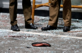 A photograph taken following the Easter attack bombings. PHOTO: MIHAARU FILES