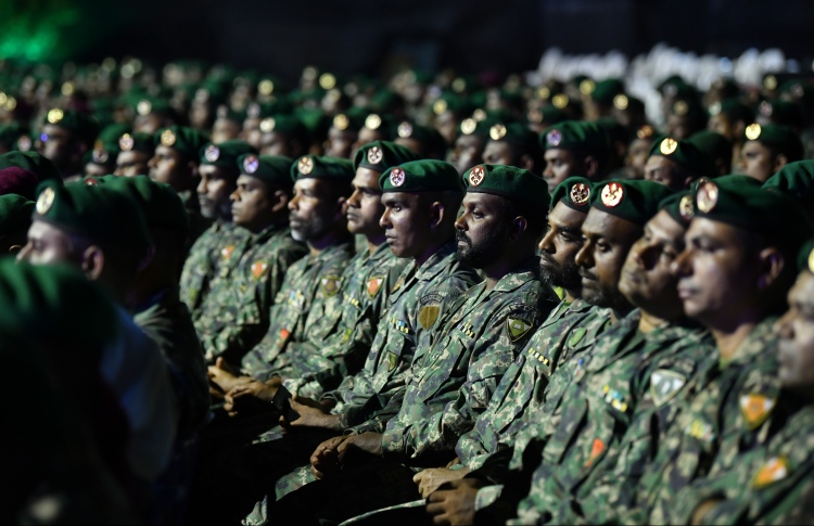 ހަތިޔާރާ އެކު ސިފައިންގެ ތަމްރީނުތަކެއް މާލޭގައި