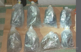Suspected drugs seized by the police in two operations conducted on April 25, 2019. PHOTO/POLICE