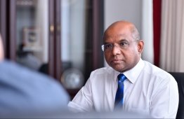 Minister of Foreign Affairs, Abdulla Shahid. PHOTO: HUSSEIN WAHEED/ MIHAARU