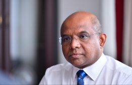 Minister of Foreign Affairs Abdulla Shahid. PHOTO: HUSSAIN WAHEED