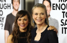 FILES) In this file photo taken on March 17, 2009 Actress Rashida Jones and her mother actress Peggy Lipton (R) arrive at the premiere of "I Love You, Man" held at Mann's Village Theater in Westwood, California. Actress Peggy Lipton known for her role in the series “The Mod Squad” and “Twin Peaks,” died, she was 72. Her daughters Kidada and Rashida Jones announced on May 11, 2019 she lost her battle with cancer.
Gabriel BOUYS / AFP