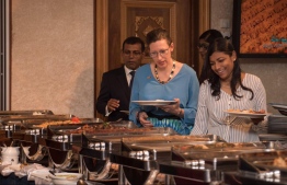 A photograph taken during the Iftar hosted by the US embassy. PHOTO: US EMBASSY IN COLOMBO