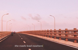 Photograph titled "the roads lead nowhere". PHOTO: SHAHUDHA MOHAMED / THE EDITION