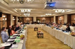 The briefing hosted by the inter-ministerial delegation in New Delhi, India. PHOTO: MINISTRY OF FOREIGN AFFAIRS
