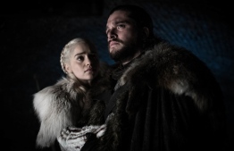The characters of Daenerys Targaryen (L) and Jon Snow in 'Game of Thrones'. PHOTO: Helen Sloan/AP
