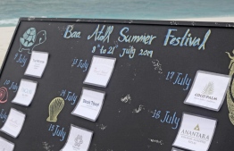 Some of the resorts taking part in the Baa Atoll Festival. PHOTO: HAWWA AMAANY ABDULLA / THE EDITION