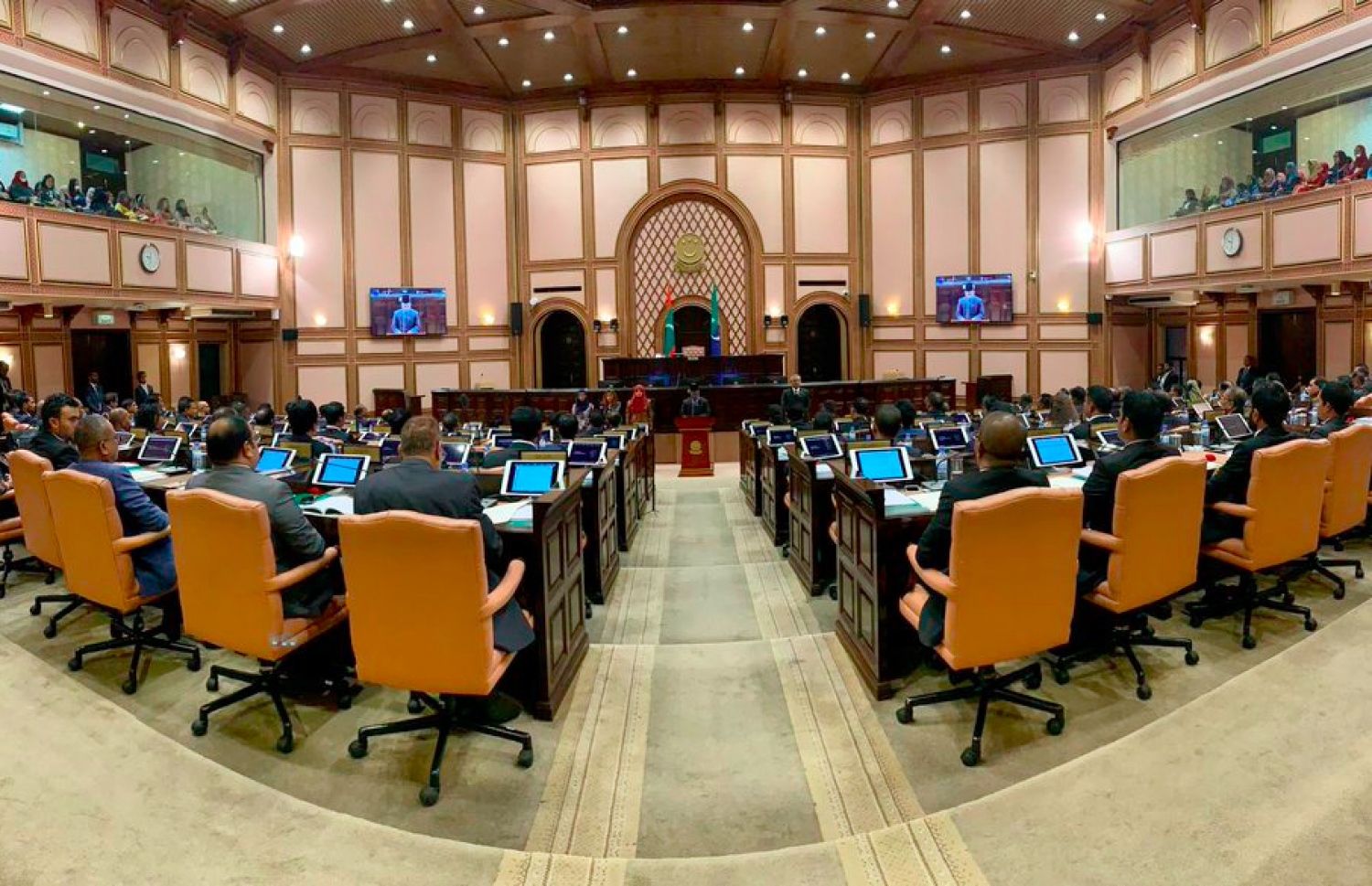 ރައްޔިތުންގެ މަޖިލީހުގެ ޖަލްސާއެއް: ހެކިންނާ ބެހޭ ގާނޫނެއް މުހިންމު -- ފޮޓޯ/މަޖިލިސް