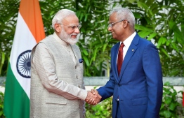 NARENDRA MODI OFFICIAL VISIT TO MALDIVES PRESIDENT IBRAHIM  MOHAMED SOLIH