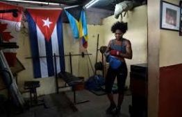 Women boxers striking a blow for equality in Cuba. PHOTO: AFP