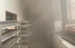 Some batteries in IGMH engine room caught fire. PHOTO: MIHAARU