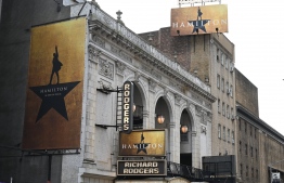 The Richard Rodgers Theatre is seen on June 6, 2019 located on 226 West 46th Street where "Hamilton", one of Broadway’s biggest hits, is playing in New York. After triumphing on Broadway, the lower 48 and London's West End, "Hamilton" is eyeing its first non-English production as well as tours throughout Europe and Asia. The much-decorated musical, currently staged in London, New York and four other US cities each night, last month announced plans to launch in Sydney in early 2021 in a production expected to tour Australia before going to Asia, its producer said in an interview. PHOTO/AFP