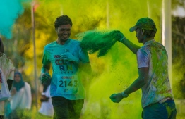 Applicants to partake in Ooredoo Color Run Addu can still register through an online portal on the Ooredoo Maldives website until 1159 hours on Sunday. PHOTO: OOREDOO