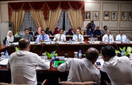 Judicial Service Commission members at a parliamentary committee. PHOTO: MIHAARU