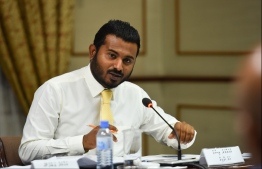 parliamentary representative for Gan, Laamu Atoll Mohamed Wisam. PHOTO: HUSSAIN WAHEED / MIHAARU