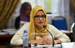 Aminath Minna, the newly elected Vice President of the Anti-Corruption Commission (ACC). PHOTO: HUSSEIN WAHEED/ MIHAARU