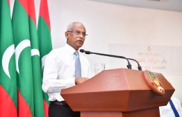 President Ibrahim Mohamed Solih delivering his opening remarks at the HOM meeting. PHOTO: PRESIDENT'S OFFICE