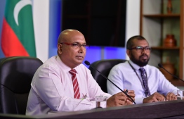 Suhail Ahmed, MD of HDC, speak at press conference. FILE PHOTO/MIHAARU