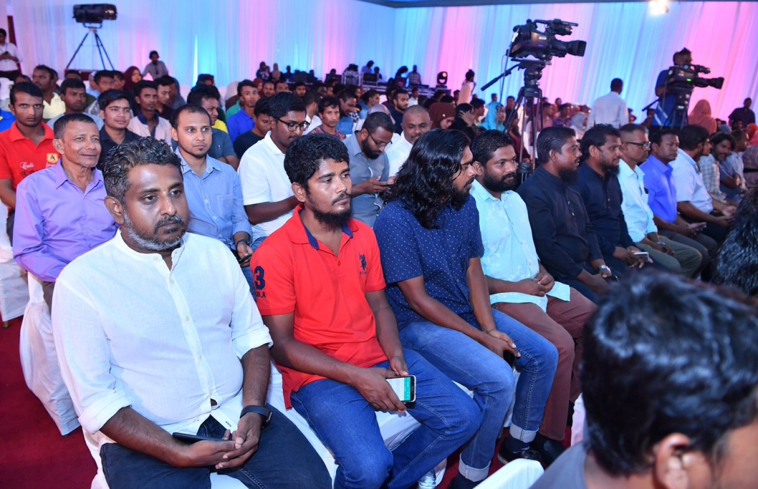 އެމްޑަބްލިއުއެސްސީގެ 24 ވަނަ އަހަރީ ދުވަސް ފާހަގަ ކުރަން ބޭއްވި ޖަލްސާ. --- ފޮޓޯ: ރައީސް އޮފީސް