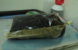Drugs found in a luggage. PHOTO: MIHAARU.