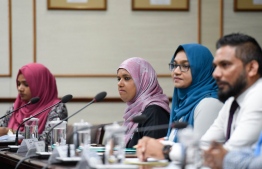Minister of Gender, Family and Social Services Shidhatha Shareef. PHOTO: PARLIAMENT