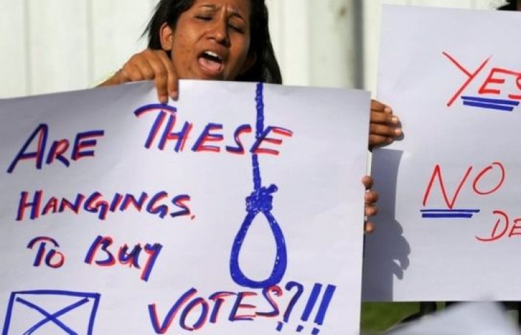 ލަންކާގައި މަރުގެ އަދަބު ދިނުމާ ދެކޮޅަށް ޕެޓިޝަނެއް