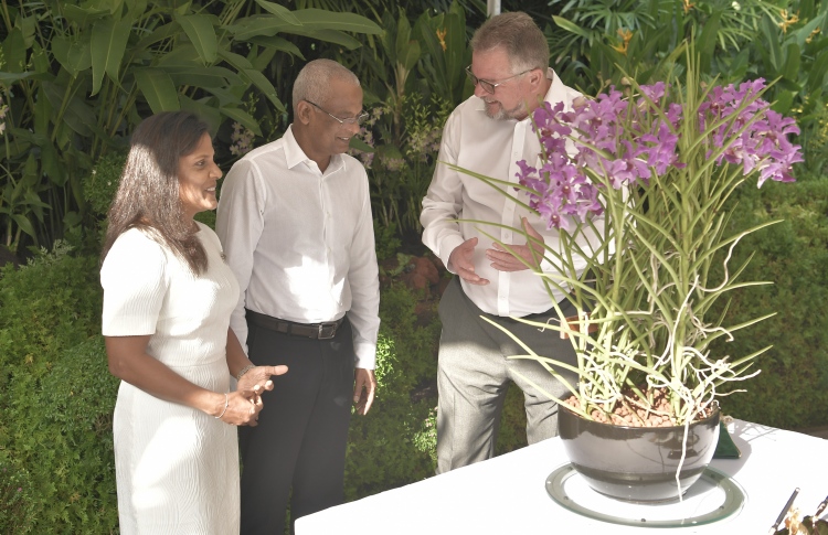 އޯކިޑަށް ނަން ދެއްވީ ރައީސްގެ ދެކަނބަލުންގެ ނަމަށް