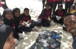 Students of Muhyiddin School's environment club, Friends of Nature (FRONA). PHOTO: SAVE THE BEACH