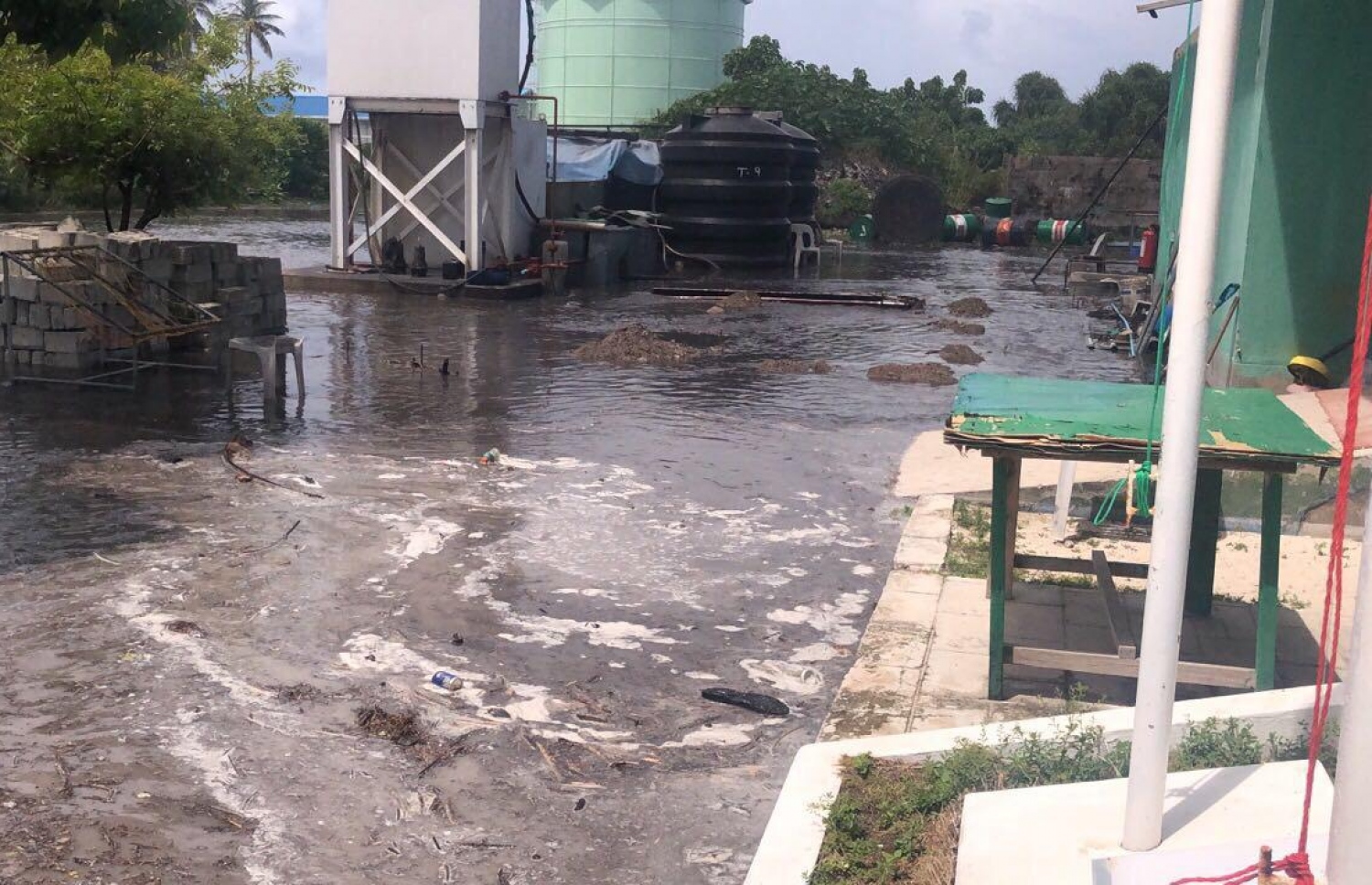 އުދަ އެރުމުގެ ސަބަބުން ތިމަރަފުށީގައި ފެން ބޮޑުވެފައި