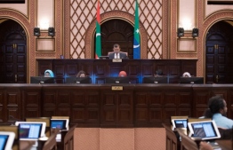 Parliamentary session underway. PHOTO: PARLIAMENT.