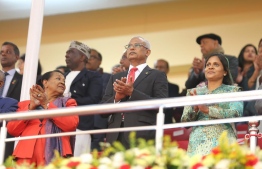 President Ibrahim Mohamed Solih and First Lady Fazna Ahmed. PHOTO: PRESIDENT'S OFFICE