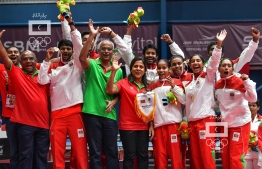 IOIG 2019: Maldives earns Table Tennis gold. PHOTO: NISHAN ALI/MIHAARU.