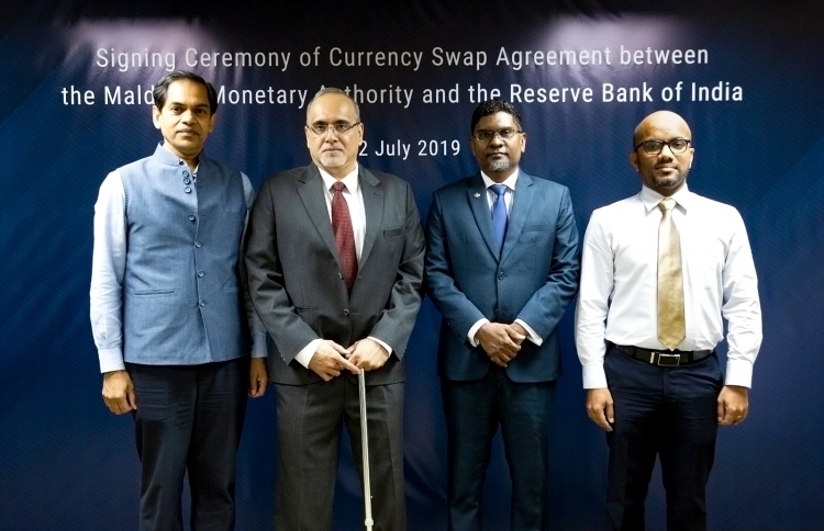 އިންޑިޔާއިން ދިން ކަރެންސީ ސްވޮޕްގައި ސޮއިކޮށްފި