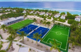 Some of the sports facilities boasted by Emerald Maldives. PHOTO: EMERALD MALDIVES
