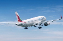 A flight operated by Sri Lankan Airlines.