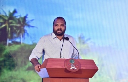 Minister of Tourism Ali Waheed. PHOTO: PRESIDENT'S OFFICE