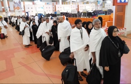 Maldives Pension Administration Office (MPAO) confirmed that 13 individuals withdrew pension funds to pay for their pilgrimage this year. PHOTO: MINISTRY OF ISLAMIC AFFAIRS