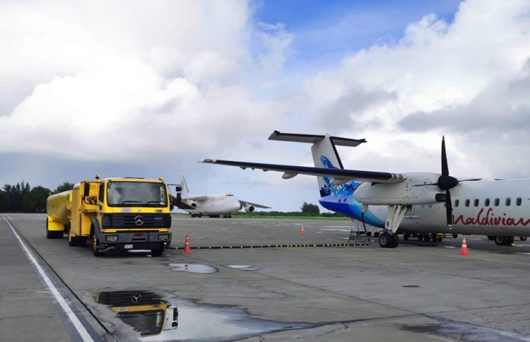 ޗުއްޓީއާ ދިމާކޮށް މޯލްޑިވިއަންގެ އެއާބަސް ގަމަށް