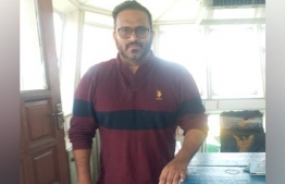 A picture of former Vice President Ahmed Adeeb taken by Indian Police on the tug boat he traveled to Tuticorin on. PHOTO: INDIAN POLICE