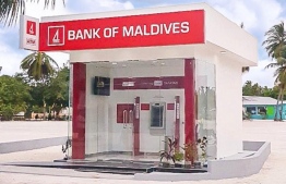 Newly established ATM Centre at Alifushi, Raa Atoll. PHOTO: BANK OF MALDIVES