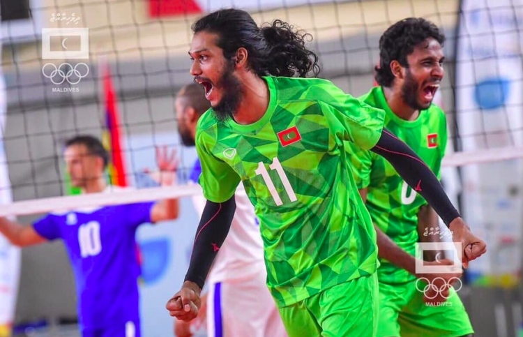 ރާއްޖެ އާއި ލަންކާގެ ވޮލީ މެޗު ފޯރިގަދަކުރަނީ