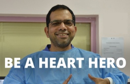 Dr Ali Shafeeq, the only local cardiologist in Maldives, is nominated as a Heart Hero 2019. PHOTO/WORLD HEART FEDERATION