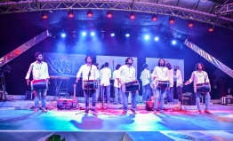 Young and energetic Magenta Bodu Beru Group performs on the big stage. PHOTO: FACEBOOK/ MIUSAM