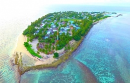 Aerial view of Maamendhoo, Laamu Atoll. PHOTO: FACEBOOK.COM/LAAMUMA.