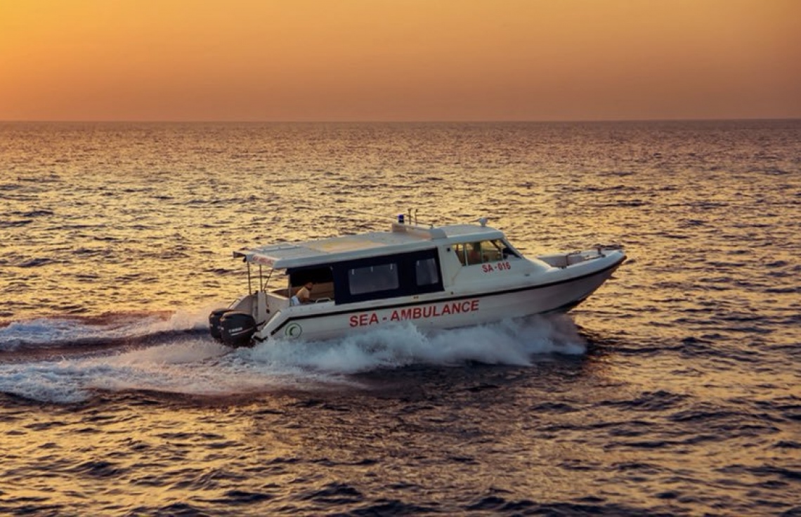 އައްޑޫގައި ސީ އެމްބިއުލާންސްގެ ހިދުމަތް ހުއްޓިފައި