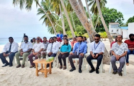 Minister of Fisheries, Marine Resources and Agriculture Zaha Waheed inaugurated the hydroponics program in Maalhos, Baa Atoll. PHOTO: MINISTRY OF FISHERIES, MARINE RESOURCES AND AGRICULTURE
